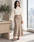 jupe satin